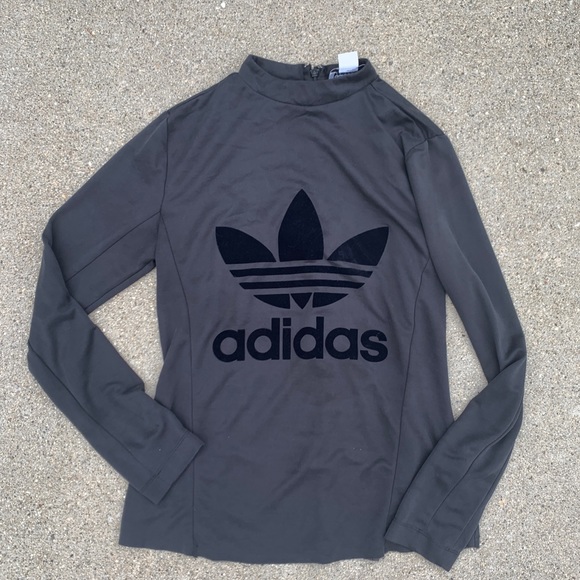 adidas Tops - adidas Black Mock Turtleneck Shirt Size M